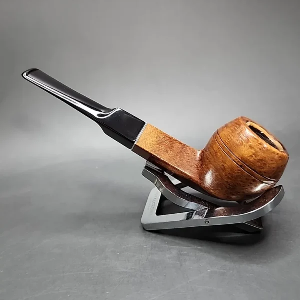 Kaywoodie Flame Grain Meerschaum Lined 12B Estate Briar Pipe, American Estates - Image 7