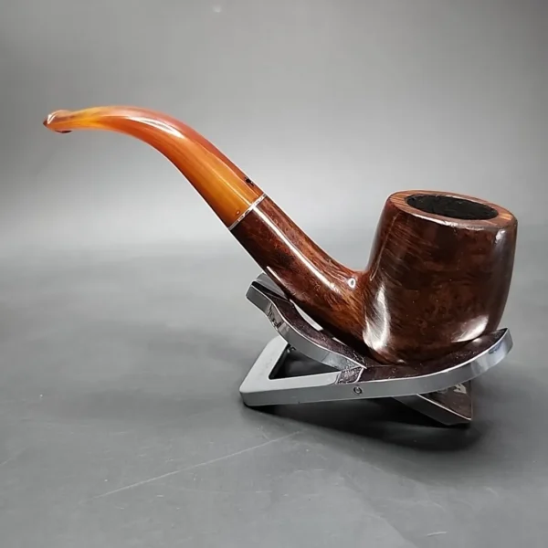 KB&B Kaywoodie Drinkless Suntan Rock Ambera 7214 Estate Briar Pipe, American Estates [SOLD] - Image 7