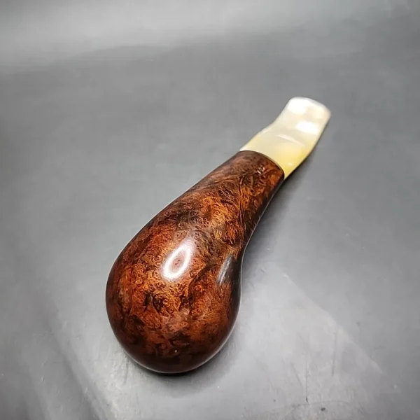 BBB Tortoise 745 Smooth Bent Dublin Estate Briar Pipe, Unsmoked [SOLD] - Image 8