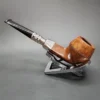 Elwood by Les Wood Silver Spigot Bulldog Estate Briar Pipe, English Estates, 9mm - Image 8