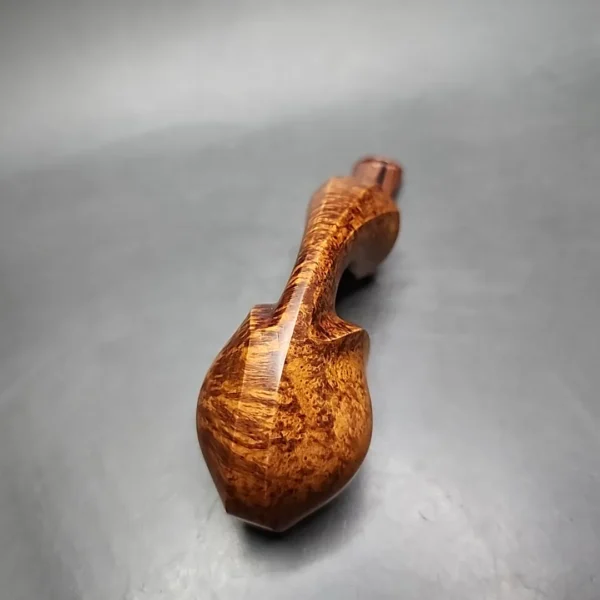 Sam Cui Smooth Blowfish Handmade Estate Briar Pipe, Chinese Estates [SOLD] - Image 8