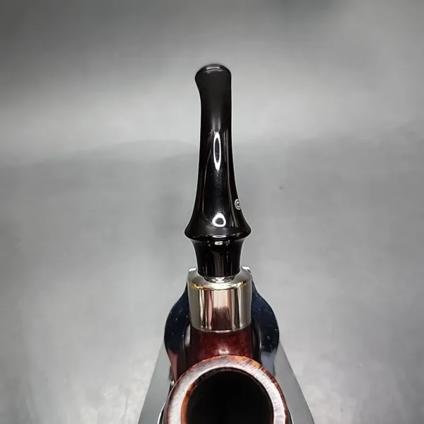 KB&B Rocky Briar Chesterfield 1616C Smooth Bent Billiard Estate Briar Pipe, American Estates - Image 8