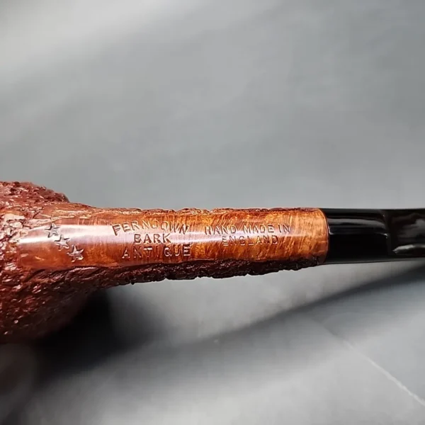 Ferndown Antique Bark 3 Star Lumberman Estate Briar Pipe, English Estates - Image 8