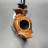 Ichi Kitahara 2015 Asymmetrical Horn Handmade Briar Pipe, Unsmoked [SOLD] - Image 8
