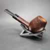 AJ Pipes Sandblasted Straight Brandy Handmade Briar Pipe, New - Image 8