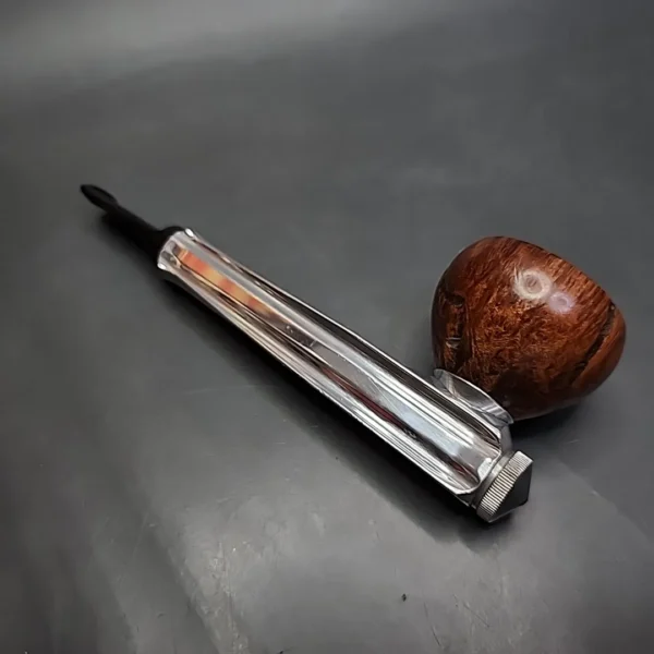 Kirsten L Metal & Briar Estate Pipe, American Estates - Image 8