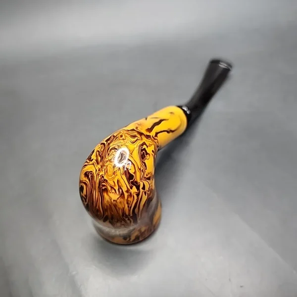 Hilson Fantasia Block Meerschaum Lined Estate Pipe, Belgian Estates [SOLD] - Image 8