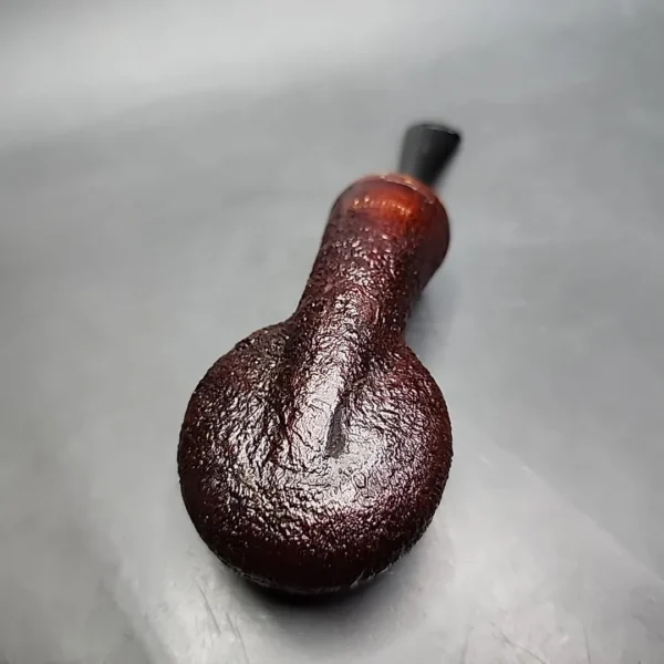 S. Senatorov Sandblasted Squat Brandy Estate Briar Pipe, Latvian Estates - Image 8