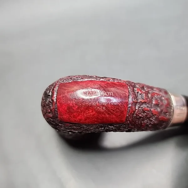 Peterson 2018 Pipe of the Year Bent Rhodesian Estate Briar Pipe, Irish Estates - Image 8