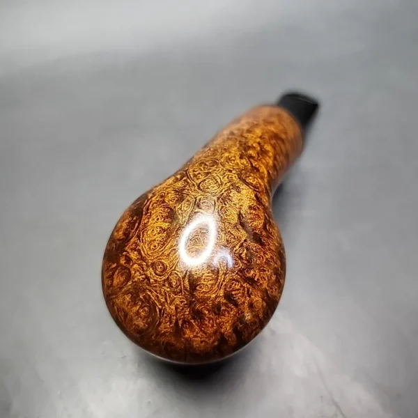 2015 Scott Klein Handcrafted Smooth Bent Brandy Estate Briar Pipe, Unsmoked [SOLD] - Image 8