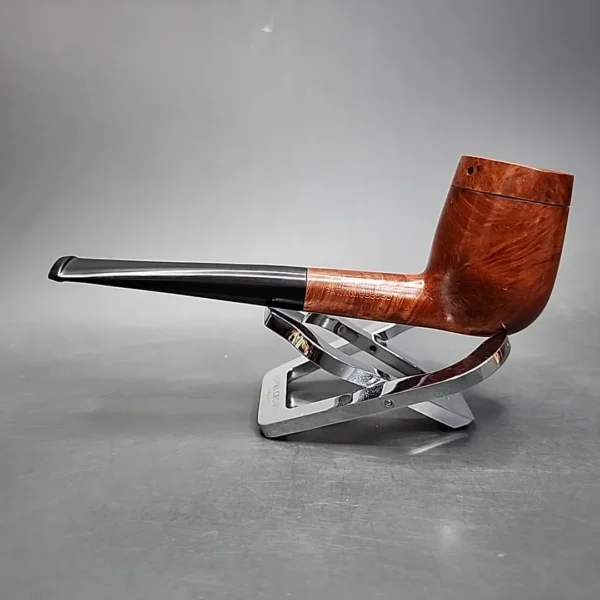 Roto Bowl Smooth Straight Billiard Sitter Estate Briar Pipe, Unsmoked [SOLD] - Image 8