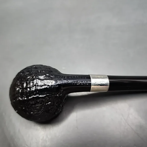 Peterson Carroll of Carrollton 2024 175/248 Sandblasted Demiwarden Tomato Briar Pipe, New - Image 8