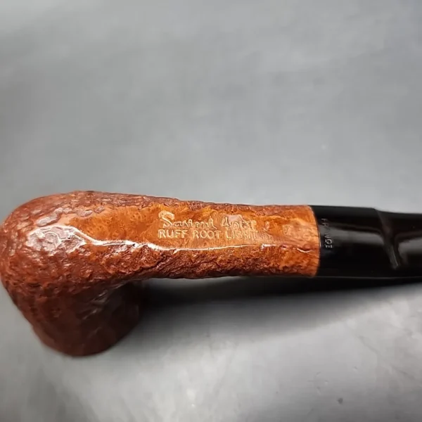 Sasieni 4 Dot Ruff Root Light Bent Dublin Estate Briar Pipe, French Estates - Image 8