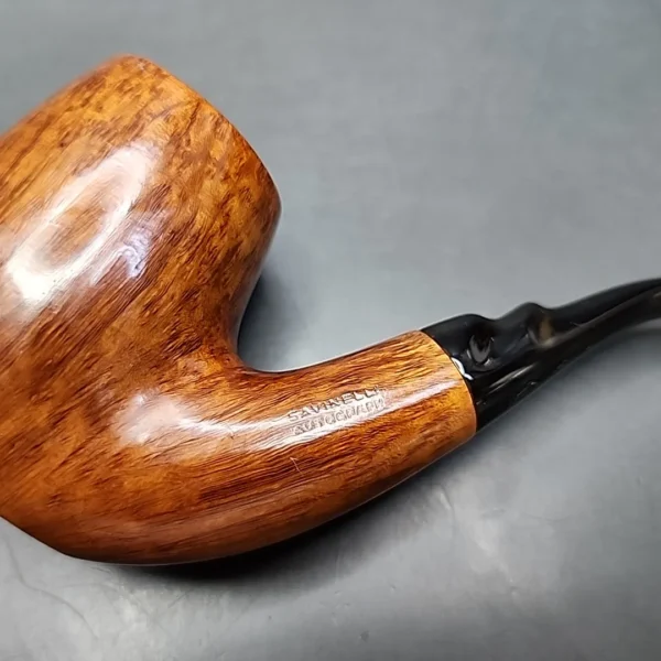 Savinelli Autograph 8 Smooth Bent Egg Estate Briar Pipe, Italian Estates - Image 8