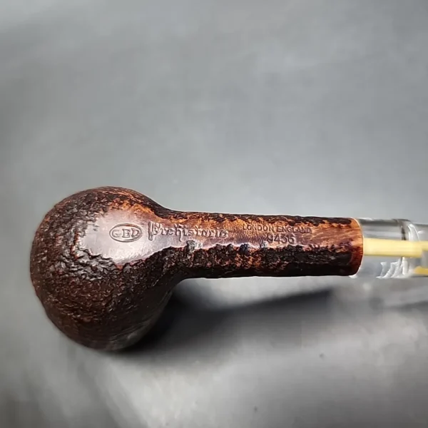 GBD Prehistoric 9438 Sandblasted Billiard Estate Briar Pipe, English Estates - Image 8