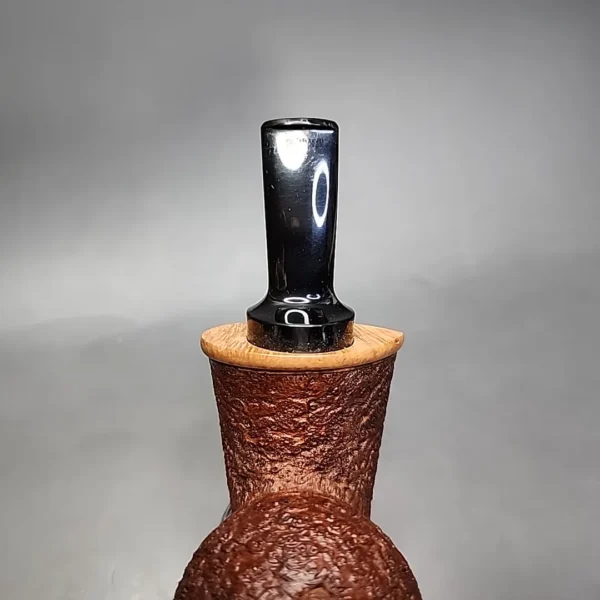 Scott Klein Sandblasted Tomato Estate Briar Pipe, Unsmoked - Image 8