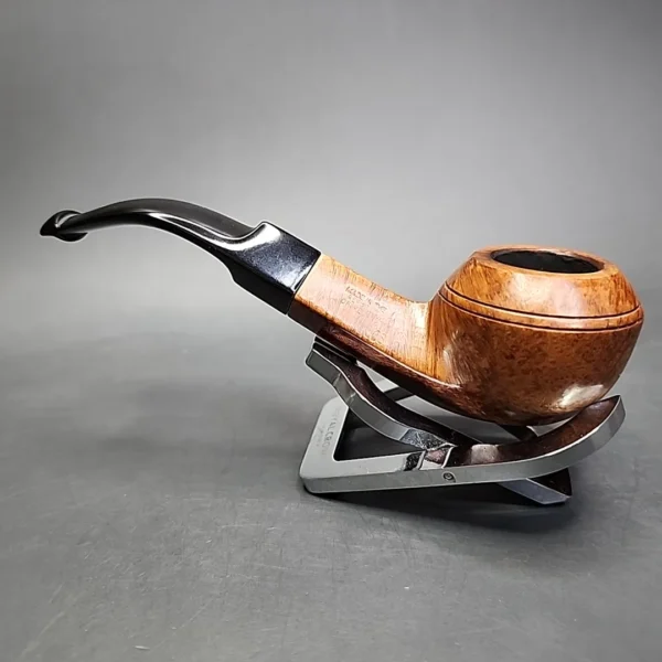 Peterson Kildare 80s Smooth Bent Bulldog Estate Briar Pipe, Italian Estates - Image 8