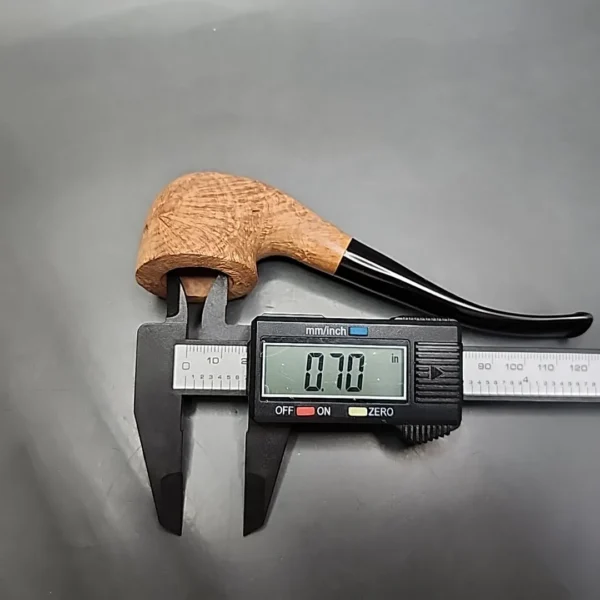 Morgan Bones Bent Pot Briar Pipe, New - Image 8