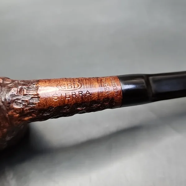 GBD Sierra 1350 Rusticated Cutty Bent Estate Briar Pipe, French Estates - Image 8