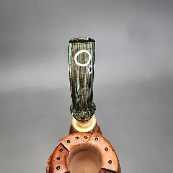 Moonlight Steampunk Oom Paul Handmade Briar Pipe, New - Image 8