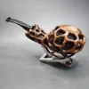 Moonlight Lotus Pod Handmade Briar Pipe, New - Image 8