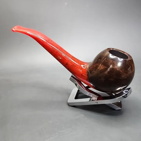 Chacom Volute Smooth Bent Apple Estate Briar Pipe, Unsmoked - Image 8