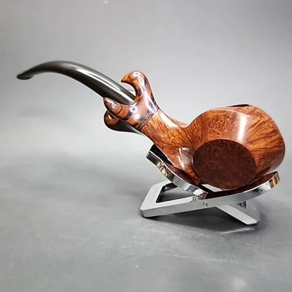 Michael Parks V Smooth Blowfish Mermaid Estate Briar Pipe, Canadian Estates - Image 8
