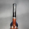 Gigi Fiamma Smooth Flame Grain Straight Billiard Estate Briar Pipe, Unsmoked 9mm - Image 8