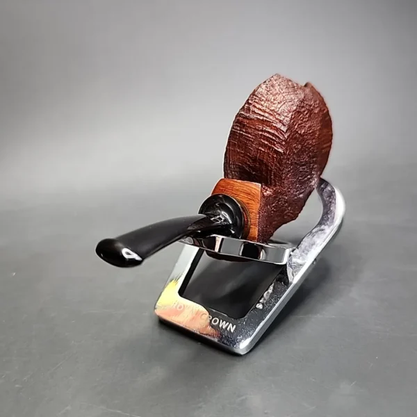 David S. Huber Sandblasted Blowfish Estate Briar Pipe, American Estates - Image 8