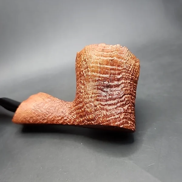 Sasieni Four Dot Sandblasted Freehand Estate Briar Pipe, English Estates - Image 8