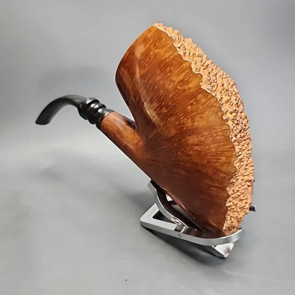 Julius Vesz Hand Cut B Magnum Freehand Estate Briar Pipe, Canadian Estates - Image 8