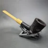 Dunhill Shell Briar 3205 w/ Galalith stem, Dublin Estate Briar Pipe, English Estates - Image 8