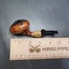 Bennie Joe Smooth Mushroom Handmade Briar Pipe, New - Image 8