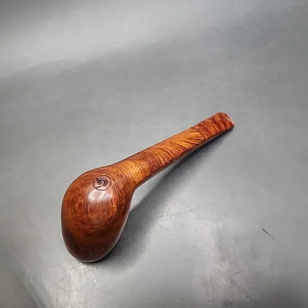 Bennie Joe Smooth All Briar Handmade Briar Pipe, New - Image 8