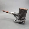 Ferndown Bark 3 Star Silver Spigot Poker Estate Briar Pipe, English Estates - Image 8