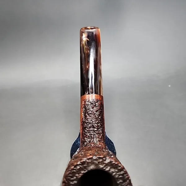 Ascorti Business KS Rusticated Billiard Estate Briar Pipe, Italian Estates - Image 8