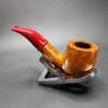 Savinelli Mini 601 Smooth Bent Billiard Nosewarmer Estate Briar Pipe, 6mm, Italian Estates - Image 8