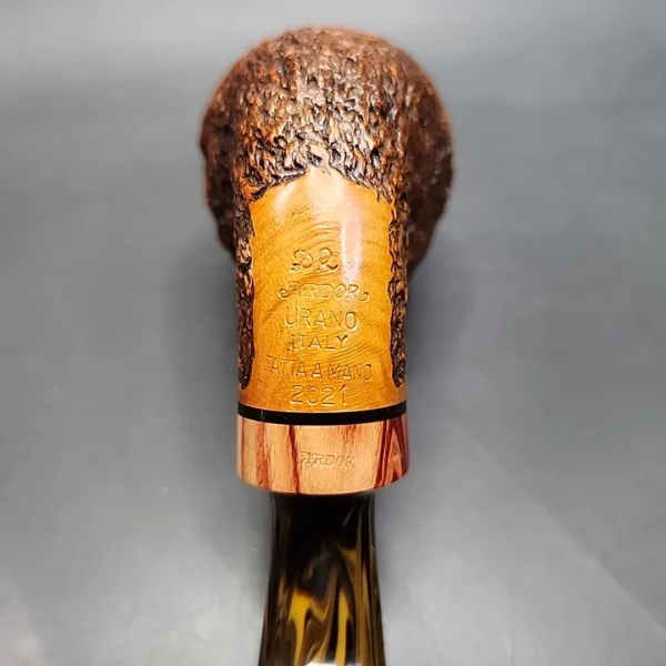 Ardor Urano 2021 Rusticated Cannonball Estate Briar Pipe, Unsmoked [SOLD] - Image 9