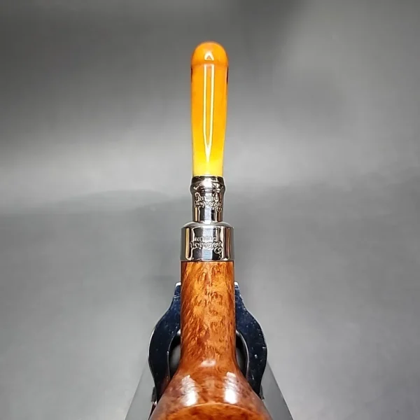 Peterson Amber Spigot 120 Smooth Dublin Estate Briar Pipe, Unsmoked [SOLD] - Image 8