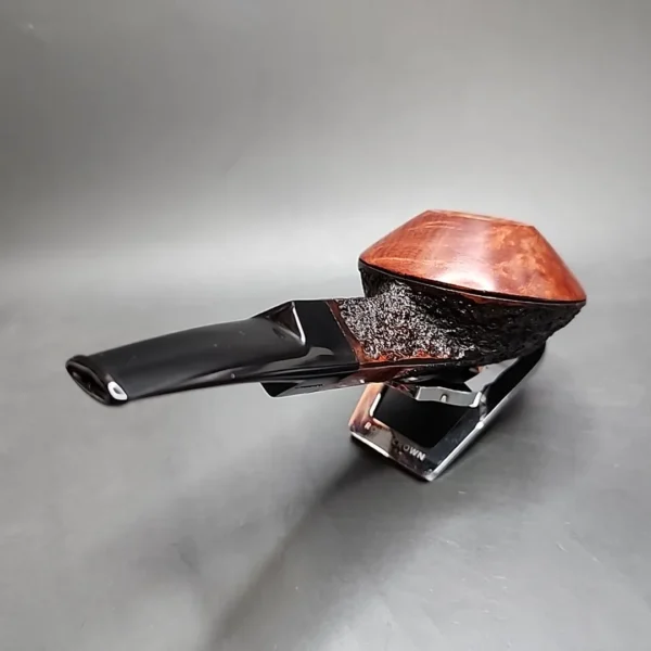 Ardor Urano Big 2021 Partially Rusticated Bulldog Estate Briar Pipe, Italian Estates [SOLD] - Image 9
