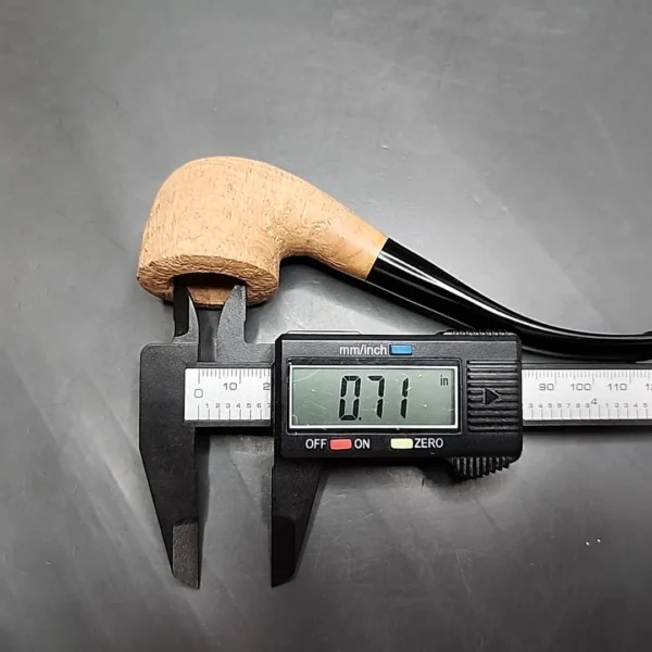 Morgan Bones Bent Pot Briar Pipe, New - Image 9
