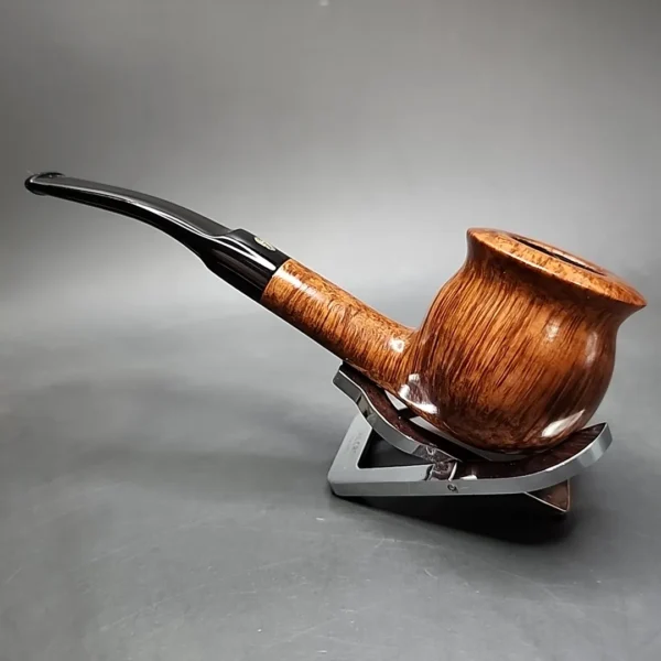 Jobey Fawn Extra E52 Smooth Tulip Estate Briar Pipe, Italian Estates [SOLD] - Image 9