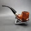 BBB Turnberry 304 Smooth Bent Billiard w/ Silver Estate Briar Pipe, Unsmoked - Image 9