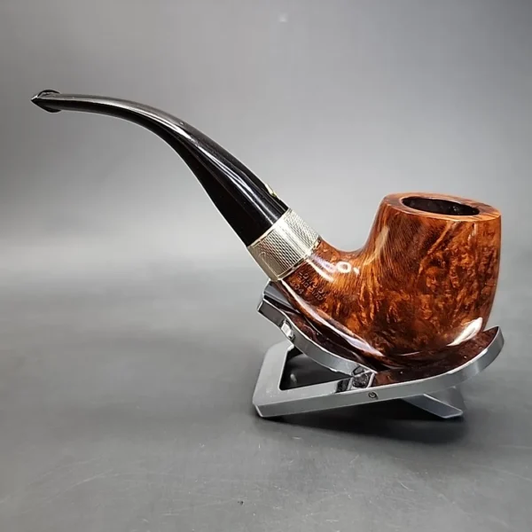 BBB Turnberry 304 Smooth Bent Billiard Estate Briar Pipe, Unsmoked [SOLD] - Image 9