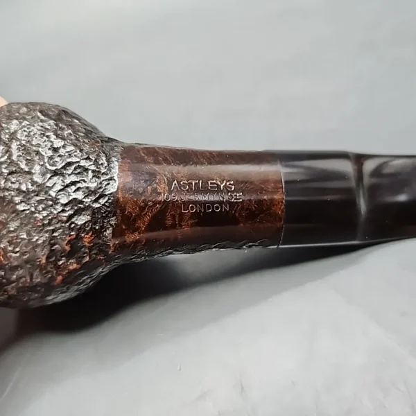 Astleys Rusticated Banker Estate Briar Pipe, English Estates - Image 9