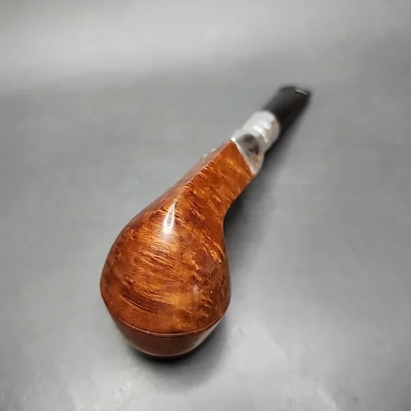 Elwood by Les Wood Silver Spigot Bulldog Estate Briar Pipe, English Estates, 9mm - Image 9