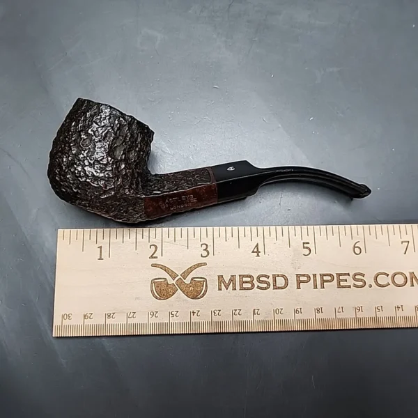 Astleys Rusticated Bent Pot Estate Briar Pipe, English Estates - Image 9