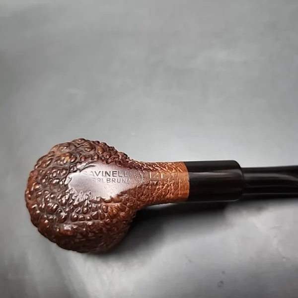 Savinelli Capri Bruna 121 Bent Pot Estate Briar Pipe, Italian Estates - Image 9