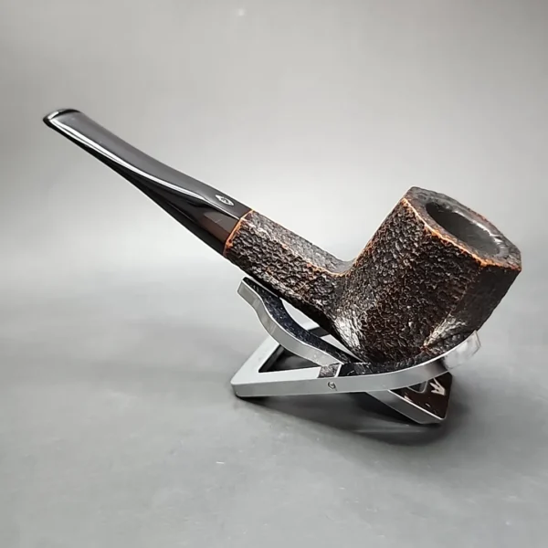 Savinelli Octavia R 3 Rusticated Panel Estate Briar Pipe, Italian Estates - Image 9