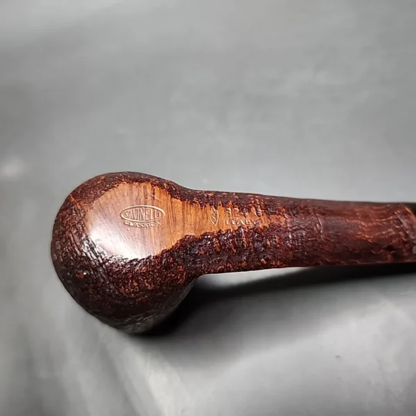 Savinelli Classica 824 KS Sandblasted Brandy Estate Briar Pipe, Italian Estates - Image 9